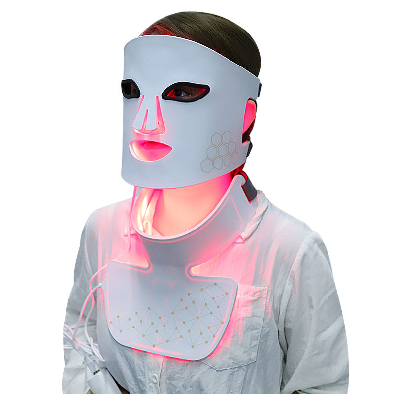 wendyBlue LED Light Therapy Face & Neck Mask for Skin Care