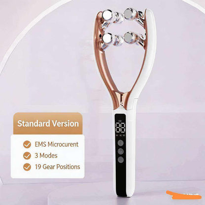 wendyBlue Rechargeable EMS Facial Roller Massager Device