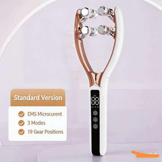 wendyBlue Rechargeable EMS Facial Roller Massager Device