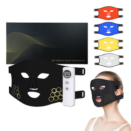 wendyBlue LED Light Therapy Face & Neck Mask for Skin Care