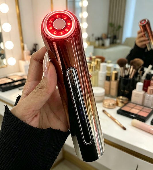 wendyBlue EMS LED Facial Massager Wand for Face & Eye Care