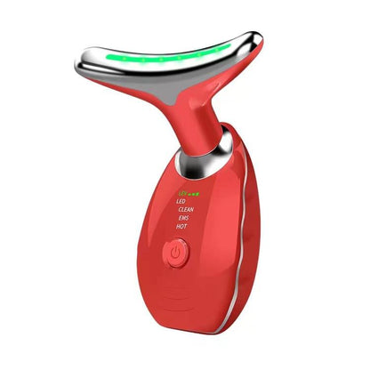 wendyBlue EMS Neck & Face Massager with LED Skin Care Device