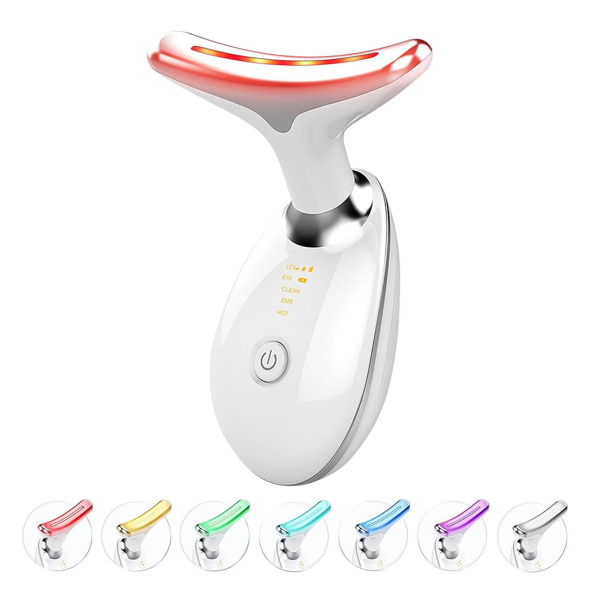 wendyBlue 5-in-1 LED Neck & Face Massager Beauty Device