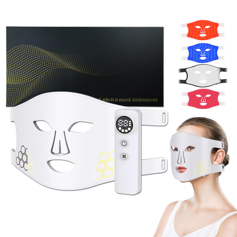 wendyBlue LED Light Therapy Face & Neck Mask for Skin Care