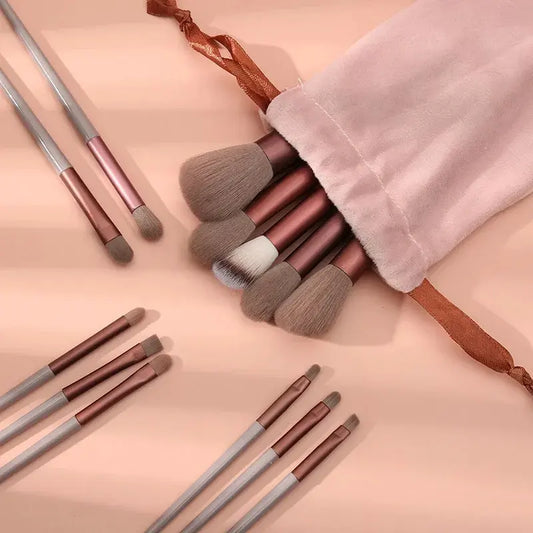 wendyBlue 13-Piece Professional Makeup Brush Set with Pouch