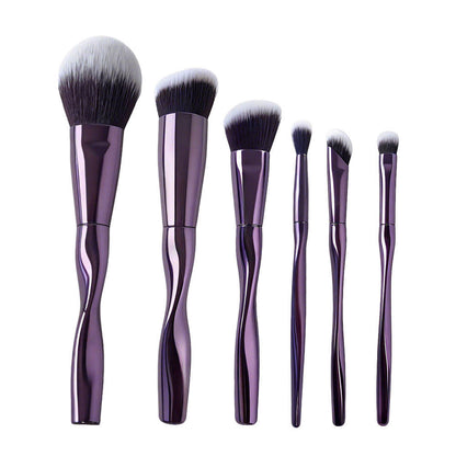 wendyBlue 6-Piece Professional Makeup Brush Set Synthetic Hair