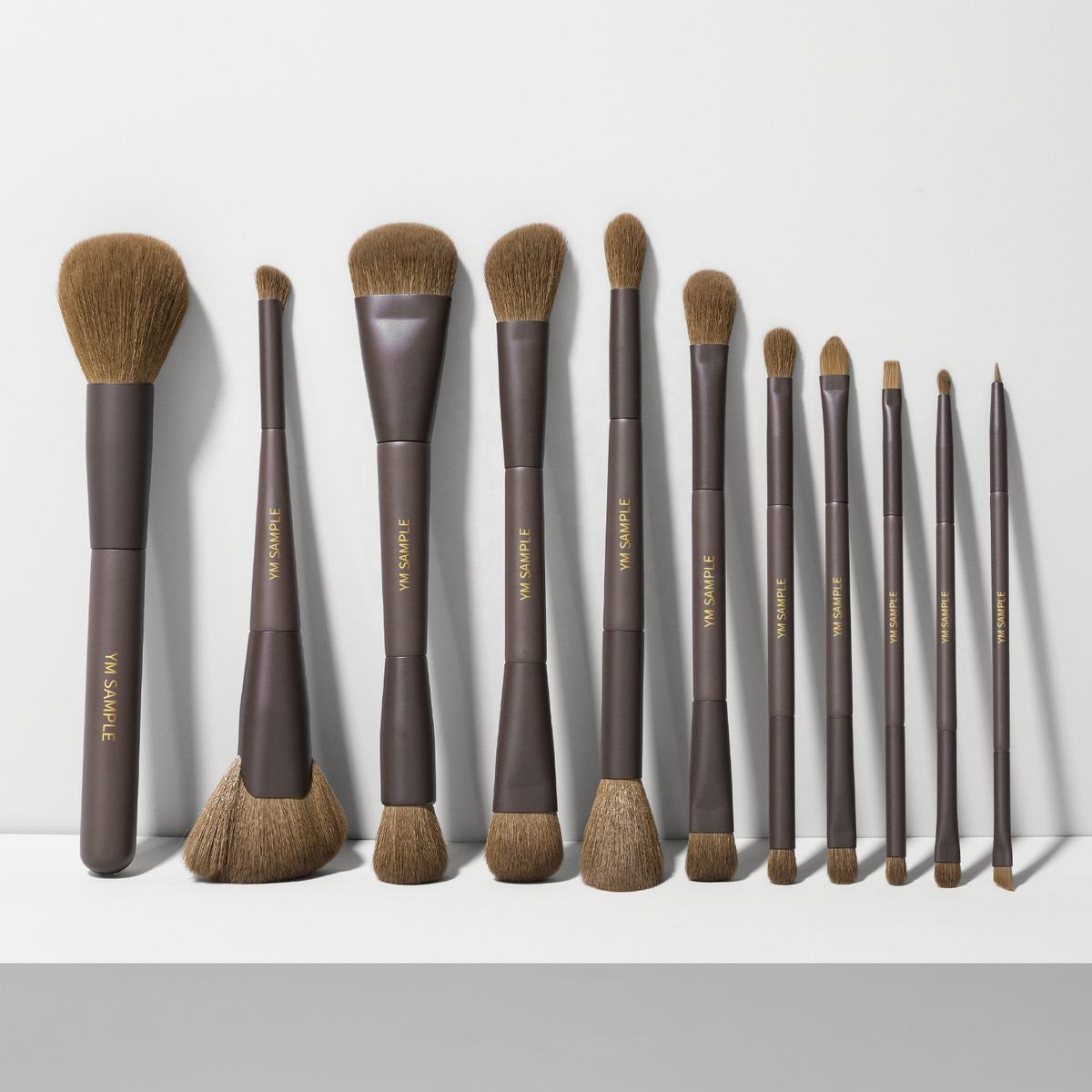 wendyBlue 11-Piece Professional Makeup Brush Set for Face & Eyes