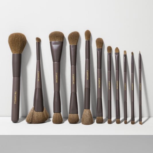 wendyBlue 11-Piece Professional Makeup Brush Set for Face & Eyes