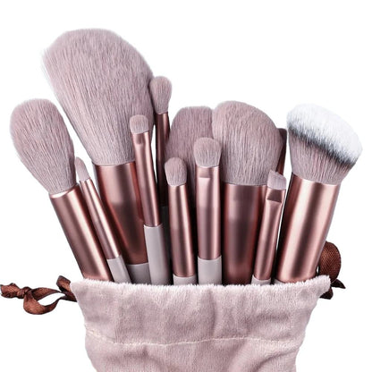 wendyBlue 13-Piece Professional Makeup Brush Set with Pouch