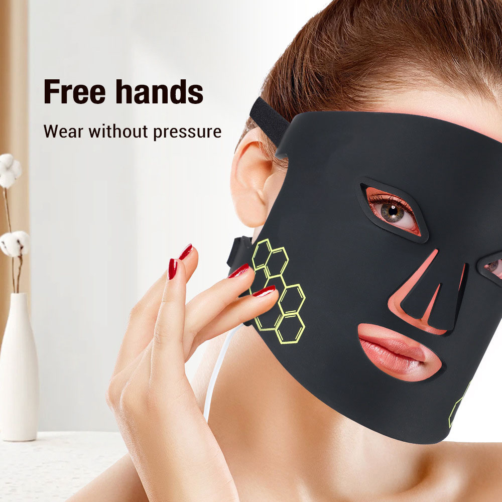wendyBlue LED Light Therapy Face & Neck Mask for Skin Care