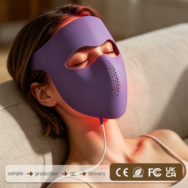 wendyBlue LED Light Therapy Face Mask for Home Skin Care
