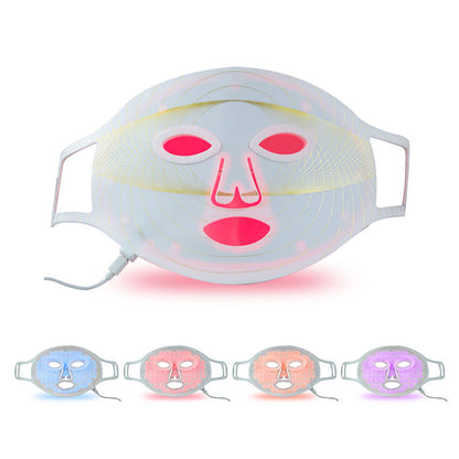 wendyBlue LED Face & Neck Light Therapy Mask for Home Care
