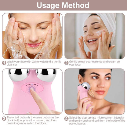 wendyBlue Mini Microcurrent Facial Sculpting Massager Device