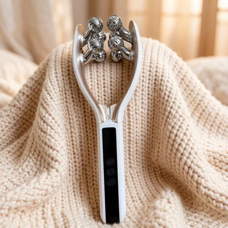 wendyBlue Rechargeable EMS Facial Roller Massager Device