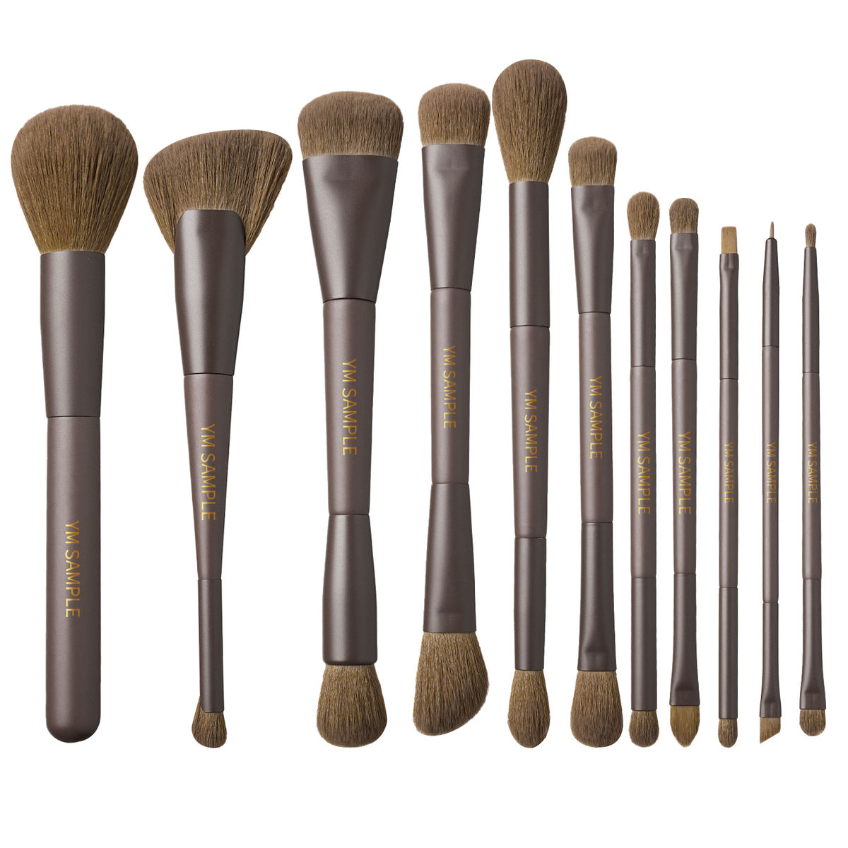 wendyBlue 11-Piece Professional Makeup Brush Set for Face & Eyes