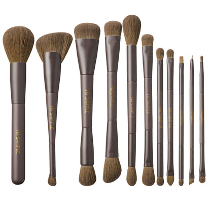 wendyBlue 11-Piece Professional Makeup Brush Set for Face & Eyes